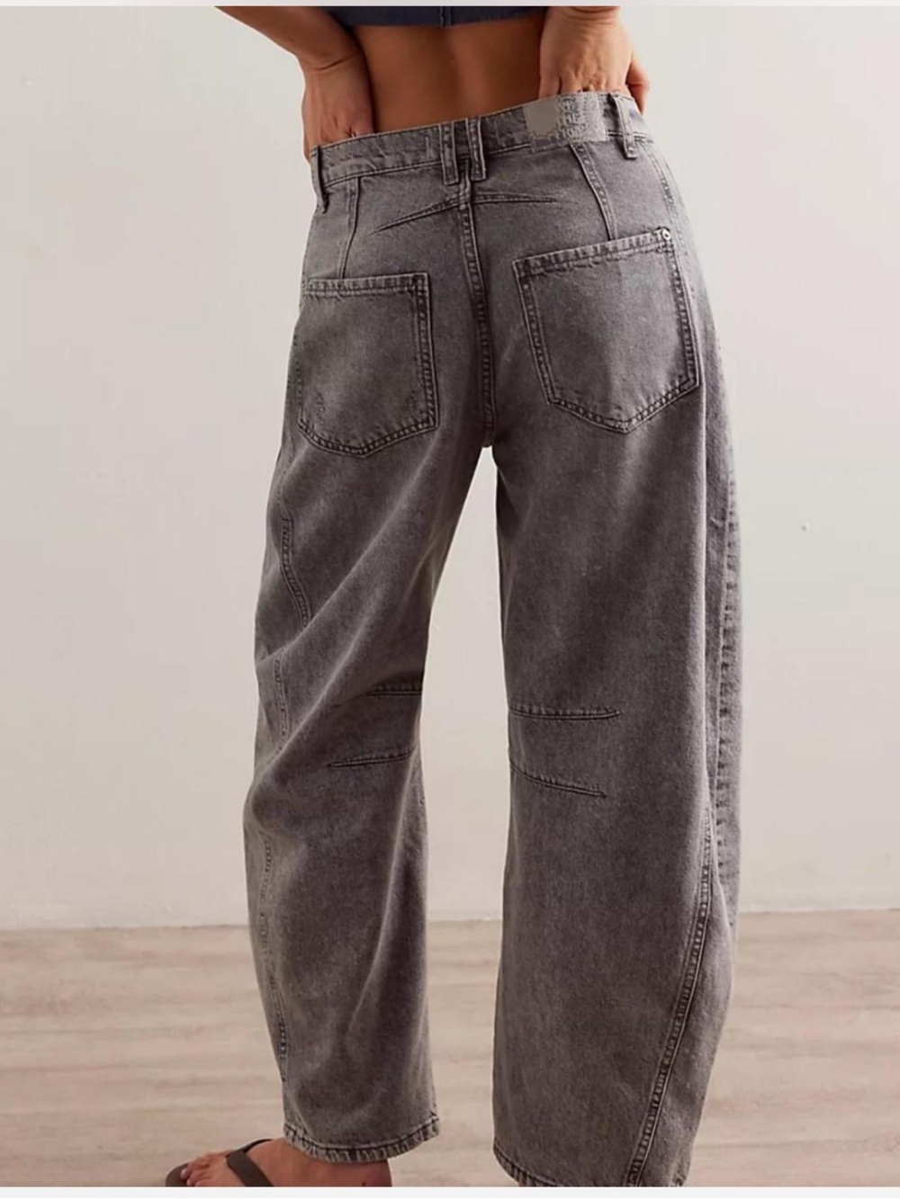 Free People good luck barrel jeans - Picture 7 of 8